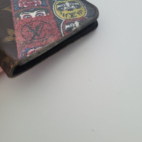 Authentic Louis Vuitton LV Monogram Folio iPhone 8+ Plus Case Brown Phone Case - Picture 10 of 12
